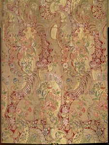 Brocade with exotic pattern, Italian or French, c.1700